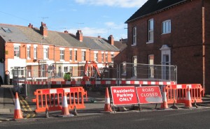 Kensington Road closed with cabling work being carried out